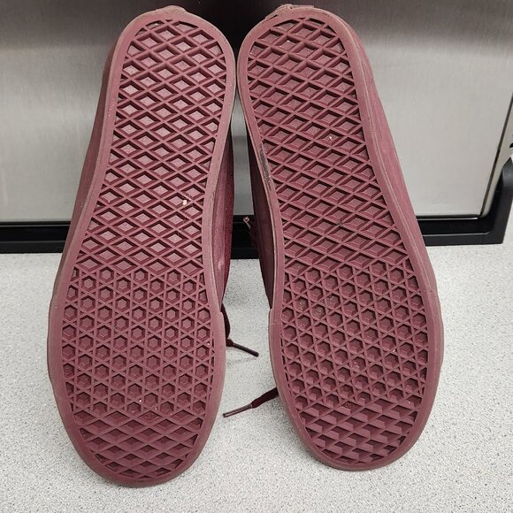 Maroon Zip Vans Sk8hi - Picture 9 of 9